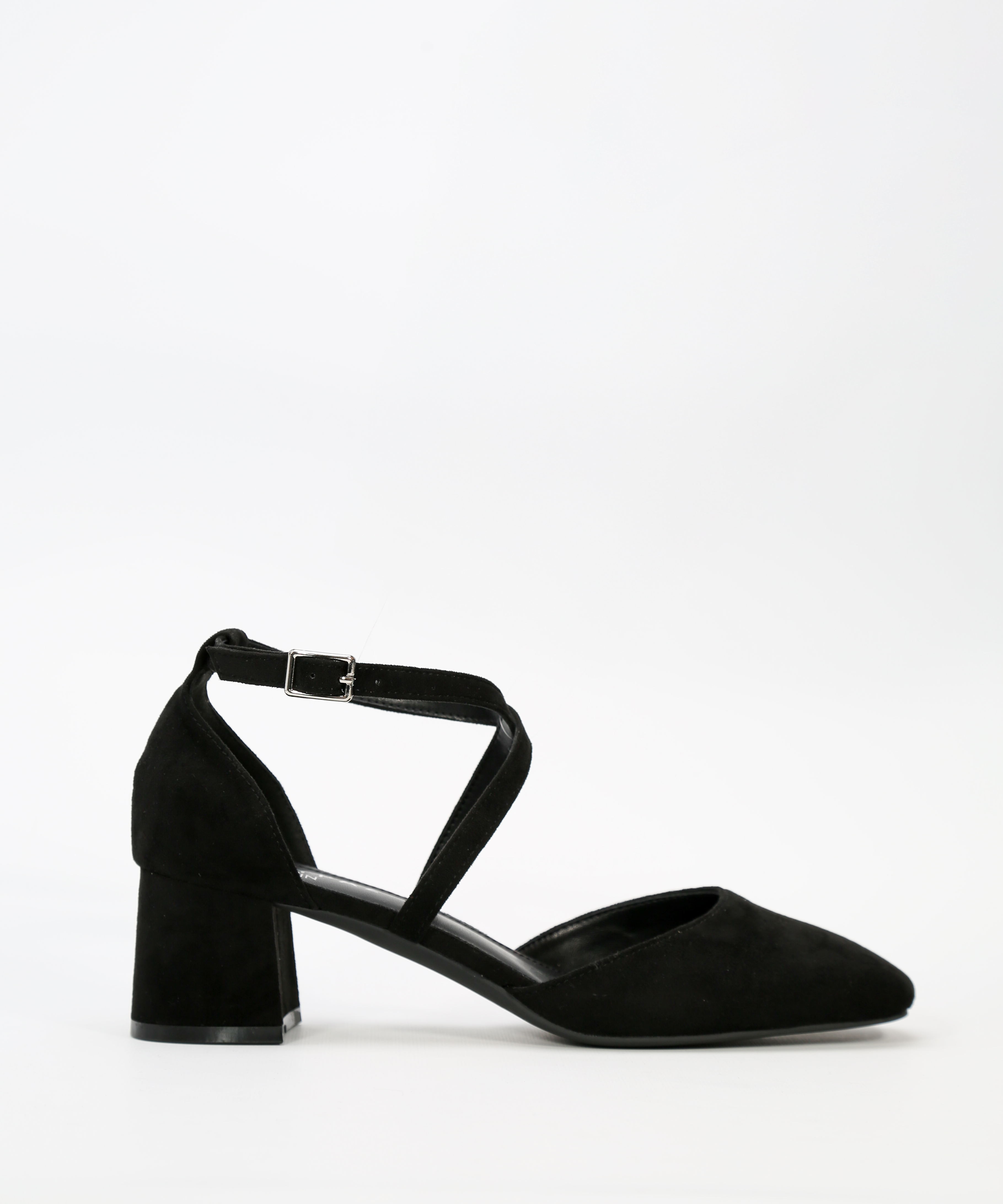 Zapatos tac&oacute;n tiras cruzadas image number null